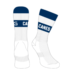 Canes Ankle Socks with Grip 2024-25